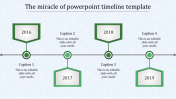 Elegant PowerPoint With Timeline Presentation-4 Node